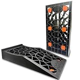 Car Ramps, Portable Low Profile Car Ramps for Garage, Heavy Duty Tire Ramps Service Ramps for Jack Support Low Chassis Cars for Oil Changes & Vehicle Maintenance, 2 PCS