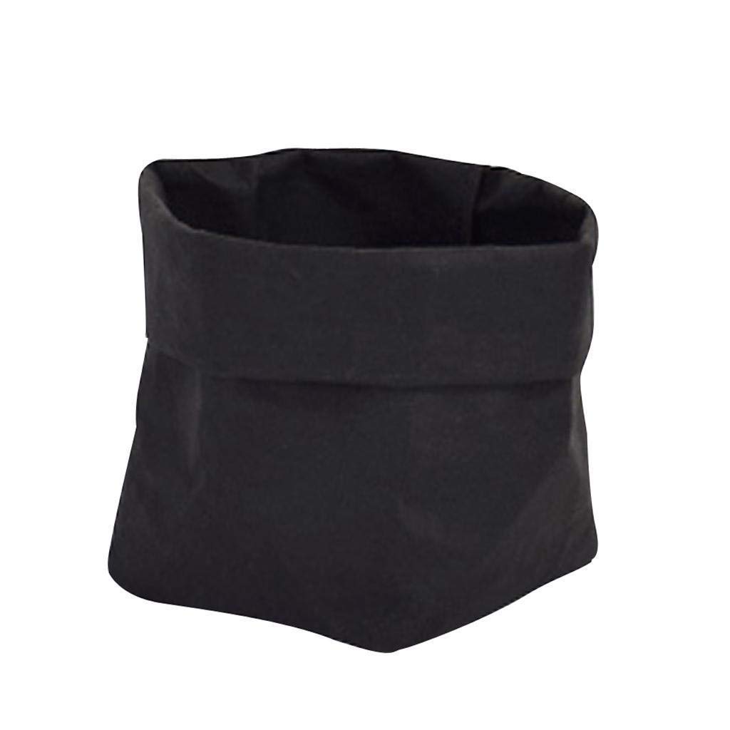 New Kraft Paper 23cm Fruit Vegetable Storage Bag Plant Flower Pot Bag Black