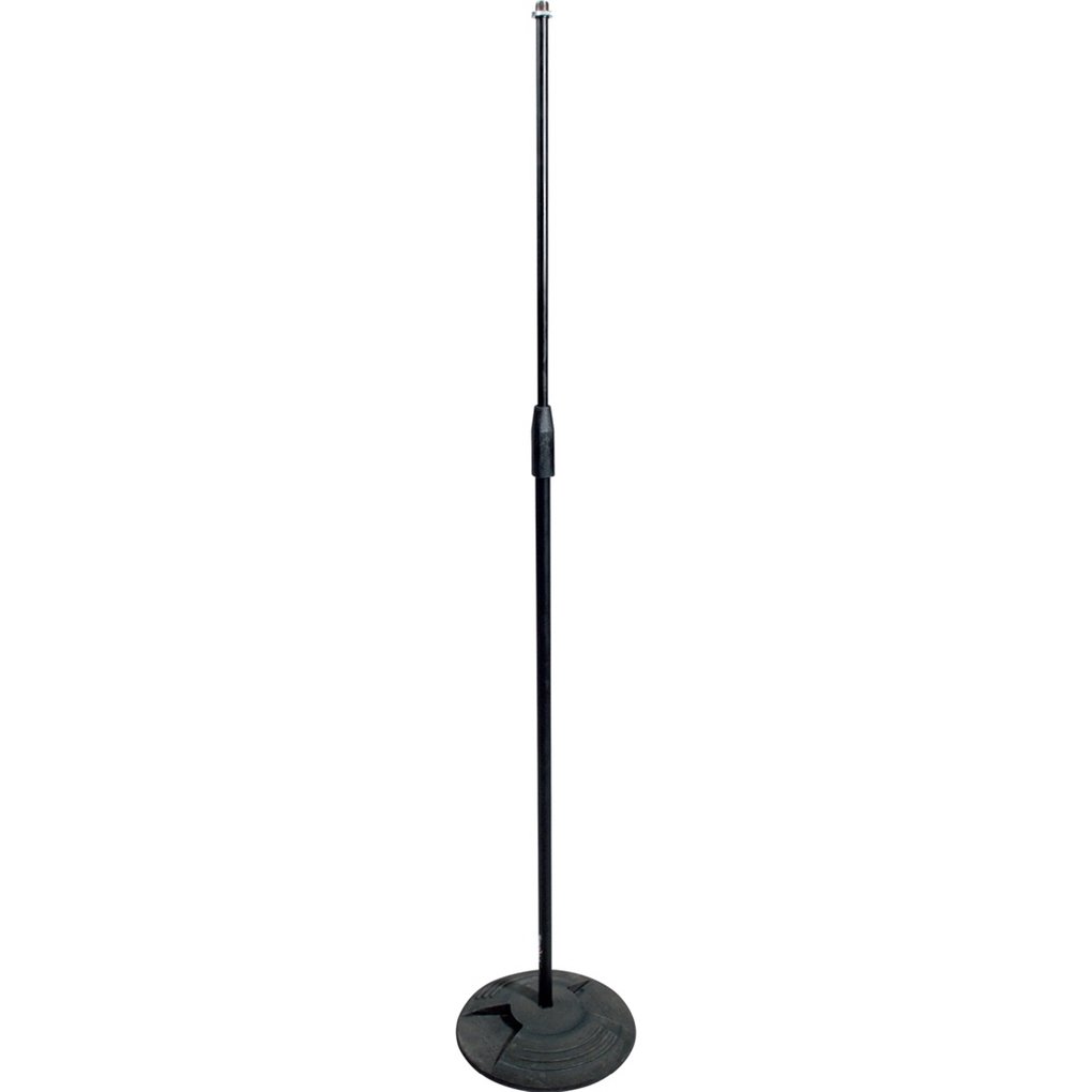 Proel OST110BK Professional straight microphone stand with cast iron base, Black