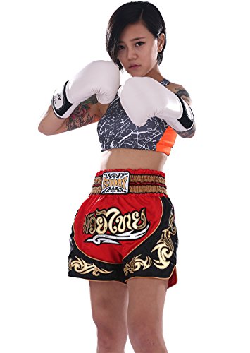 Fluory Muay Thai Fight Shorts,Mma Shorts Clothing Training Cage Fighting Grappling Martial Arts Kickboxing Shorts Clothing thumb #5