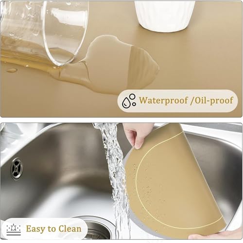 Set de table imperméable en similicuir lavable d'un coup d'éponge