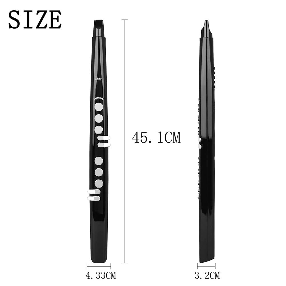 IRIN - Flauto elettrico per sassofono, schermo a LED, doppia funzione vocale, uscita midi, design piccolo e alla moda, 13 toni, batteria ricaricabile