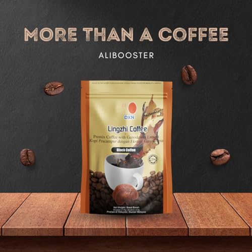 Café negro Lingzhi DXN contra el cansancio con Ganoderma soluble original 4