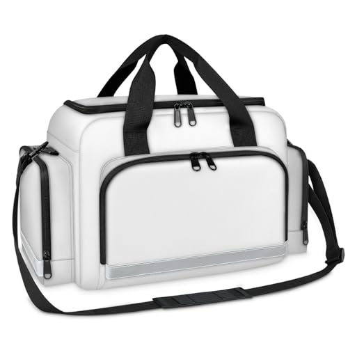 GzLeyigou First Aid Bags Empty, Dark Leopard Print Emergency Bag First Aid Kit Multiple Compartment Kit Carrier On Call Trauma Bag For Paramedics Emergency Medical Supplies Kit