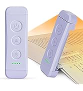 Glocusent USB Rechargeable Book Light for Night Reading - Eye Caring LED Reading Light with 3 Lig...