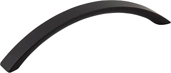 128 MM Center-to-Center Matte Black Arched Belfast Cabinet Pull