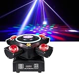 Frezon 90W 超高輝度ムービングライト RGBW LED ステージライト 9個30W LEDビーズ 3種制御モード 省エネ 20000時間寿命 宴会・劇場・卒業式に最適 日本語取説付き パーティーライト パーティー 照明 卒業シーズン 入学式 演出用 業務用 カラオケ用