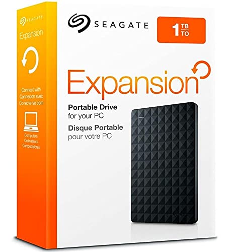 Image of Seagate Expansion Portable 1TB External Hard Drive HDD - USB 3.0 for PC Laptop (STEA1000400)