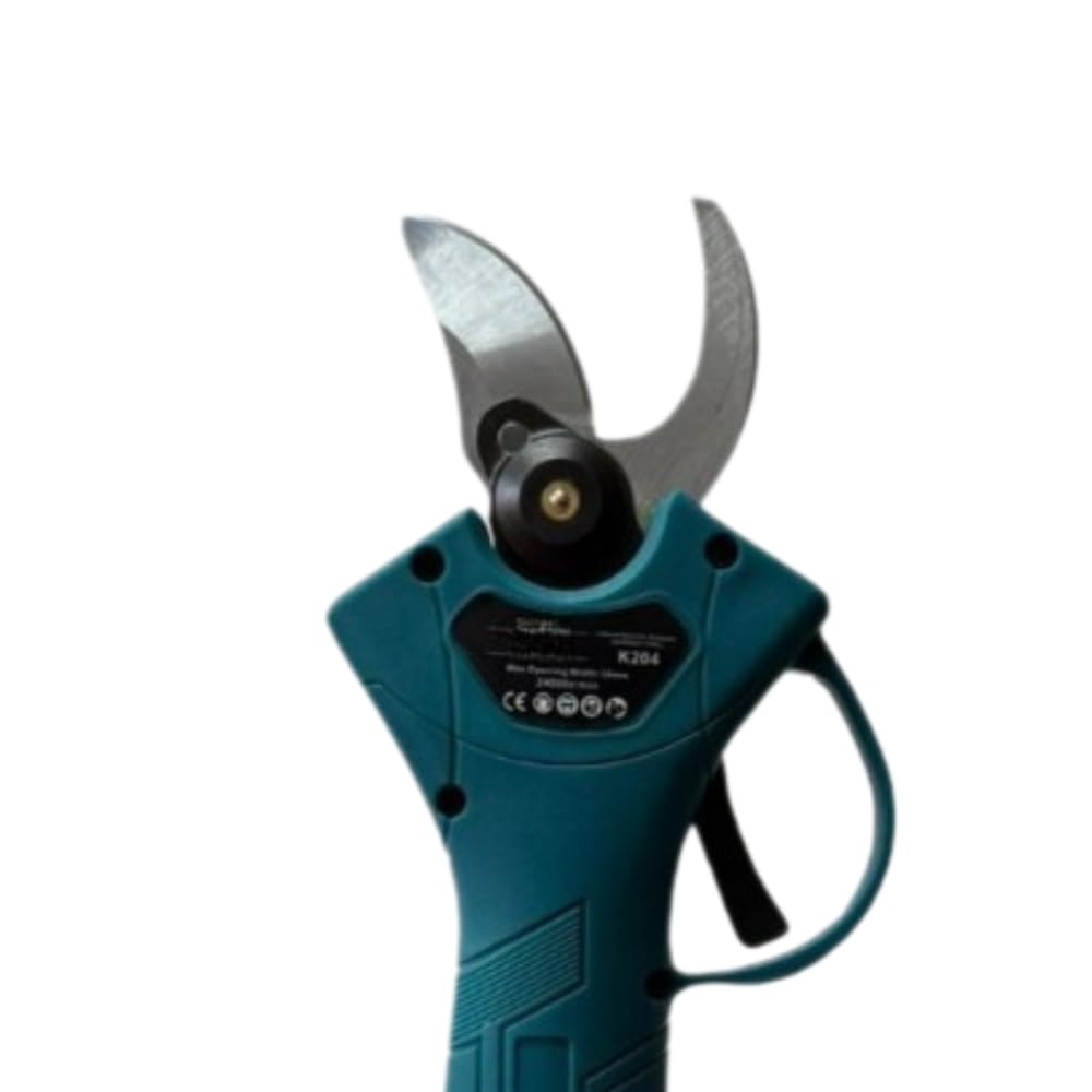 Forbici da Potatura a Batteria 48V con 2 Batterie – Forbice Potatura Elettrica Professionale per Rami e Giardino, Impugnatura Ergonomica Antiscivolo per Potatura Precisa