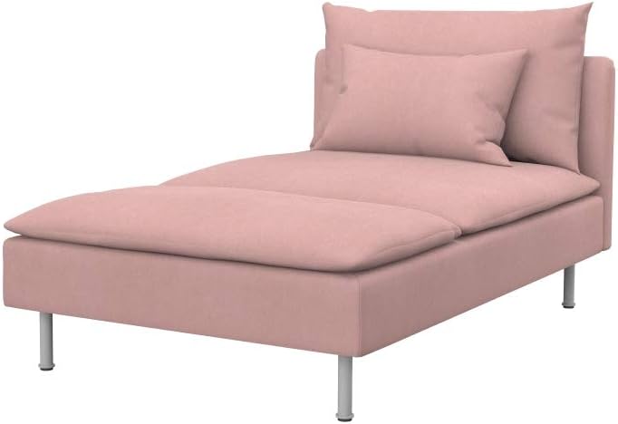 Soferia Replacement Compatible Cover for Söderhamn Chaise Longue, Fabric Softi Chocolate