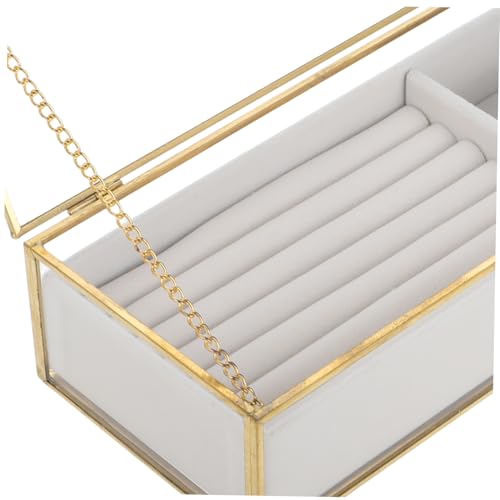 Boîte à bijoux en verre avec compartiments VANZACK x2 - 6