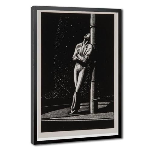 Rockwell Kent Man at Mast affiche déco murale salon tableau cadre suspendu