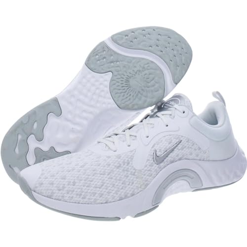 Nike NIKE Women's Renew in-Season Tr 11 Trainers, 4 UK, White Metallic Platinum, 12 US