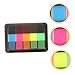 STOBOK Transparent Highlight Strips of Fluorescent Page Markers for Annotating Books Professional Reading Tools for Office Supplies Study and School Use