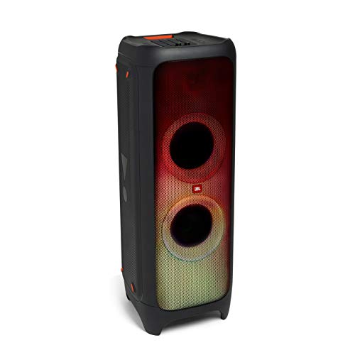 JBL PartyBox 1000, Speaker Bluetooth con Giochi di Luce ideale per Feste, Braccialetto con Controllo Gestuale, Ingresso per Microfono e Chitarra, Nero