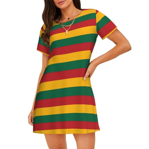 Chemise de nuit légère Lituanie femme manches courtes été