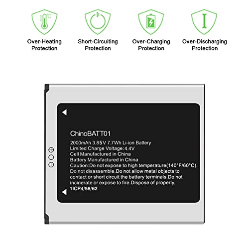 Wuhao For Unimax Umx U683Cl U693Cl Replacement Battery [Upgraded] Chinobatt01 Battery 2000Mah #TOP1