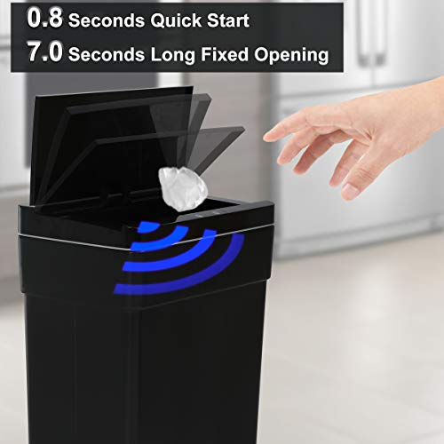13 Gallon Dkeli Automatic Trash Can for Home and Office