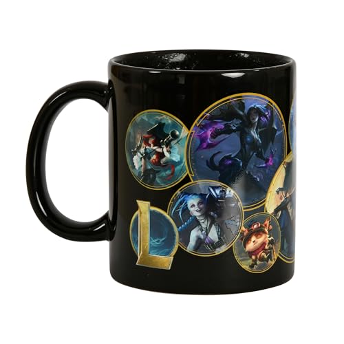 Pyramid International Tasse en céramique League of Legends avec motif qui change avec la chaleur – Design audacieux pour usage quotidien ou collectionneurs – 315 ml / 11 oz – Taille unique