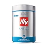  ILLY 6 Tarros de 250gr de café molido espresso descafeinado