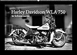 Autor(in): Ingo Laue Harley Davidson WLA 750 in Schwarzweiss (Wandkalender 2022 DIN A2 quer)