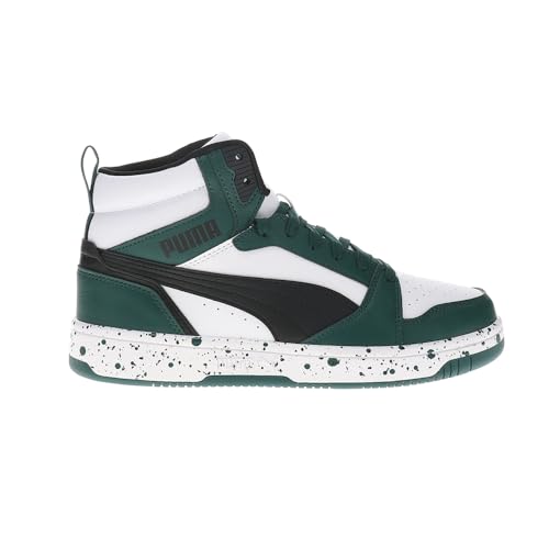 PUMA Mens Rebound V6 Speckle High Sneakers Shoes Casual - White - Size 8 M