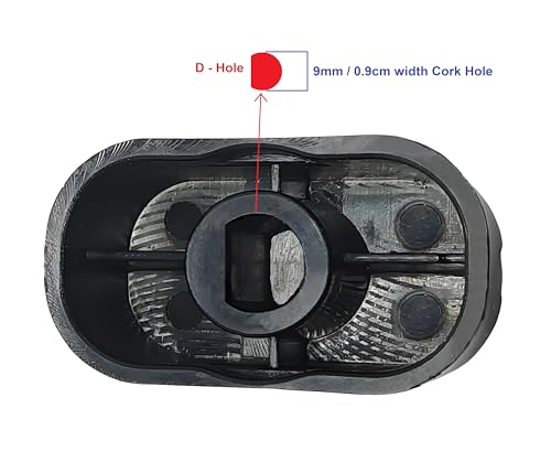 Image of AJS spares- Stove On-Off Knobs for Prestige 'Edge /Schott ' GlassTop Stoves | Push Type | Pack of 4 (Black)