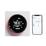 Qiumi Programmierbarer Warmwasserbereiter Thermostat mit Knopf, funktioniert mit Alexa Google Home, 95~240VAC