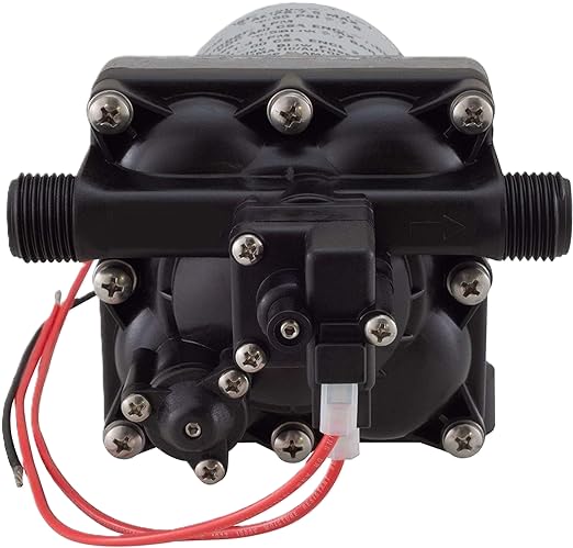Image of RV Water Pump 4008-101-A65 12V at 3.0 GPM with strainer (4008-101-AE65)