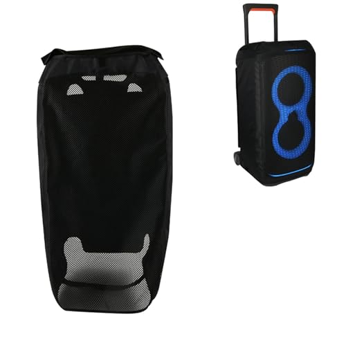 Mesh Dust Cover for JBL Partybox Stage 320, Portable Party Speaker Protective Sleeve Scratch-Proof Case Storage Travel Bag, Black