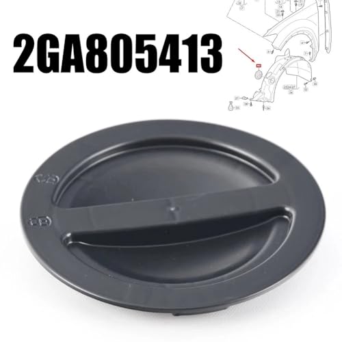 Guardabarros de rueda delantera con tapa de cubierta de alta durabilidad para Jetta 2