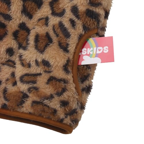 JESKIDS Girls' Boys Sherpa Fleece Vest Outwear Lightweight Solid Color Cute Jacket with Pockets 2-11 Years4