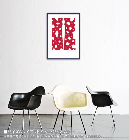 Amazon.co.jp: ポスター 黒田 アキ Litho Mono 限定3000枚 サイン入