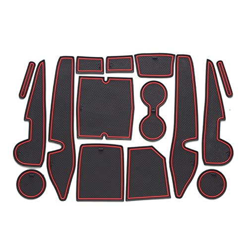Coussin de fente de porte antidérapant et anti-bruit rouge pour Corolla E170