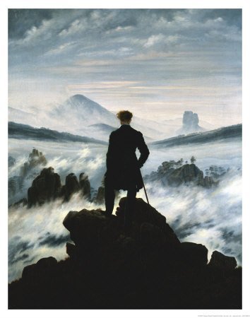 The Wanderer Above the Sea of Fog une toile de Friedrich pour sublimer votre salon