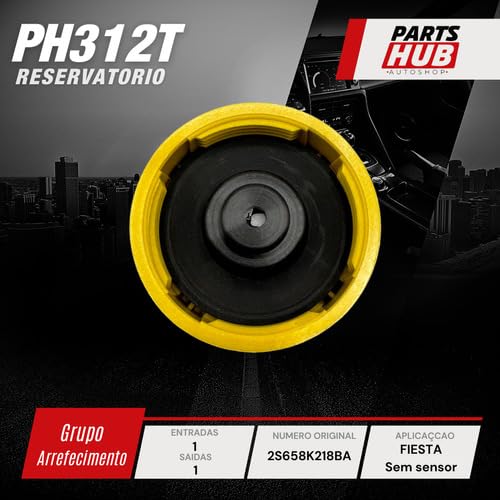 Reservatório Água Radiador Fiesta 03 A 14 Com Tampa