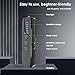 GPS-Detector Hidden-Camera Spy-Camera Detector - 2025 Upgrade Hidden Camera & Bug Detector, Anti-Surveillance Spy Camera & GPS Finder, Portable & Rechargeable for Home, Office, Hotel Security（Black）