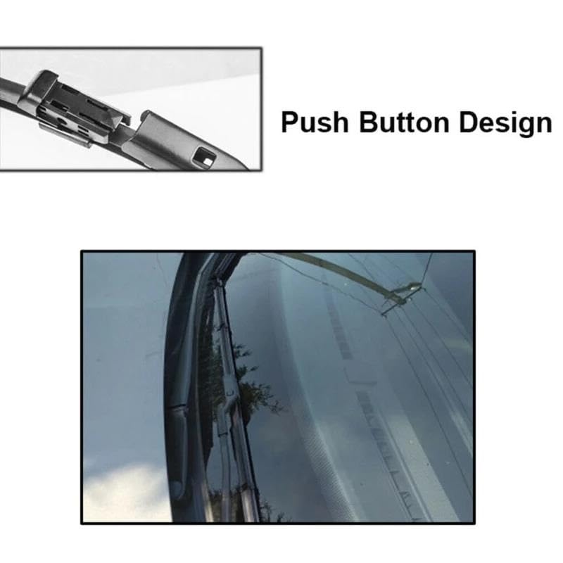 uego de escobillas limpiaparabrisas para Vo&LV&o XC90 MK2 2016-2020 Kit de escobillas limpiaparabrisas Delanteras y traseras para Coche Tira limpiaparabrisas(LHD)