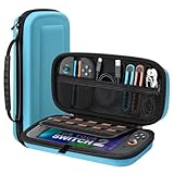 Rangez le commutateur 2 en toute sécurité : le étui de transport Switch 2 est livré avec une fermeture Velcro qui maintient le Switch 2 dans l'étui sans vaciller. Les doubles fermetures éclair lisses vous donnent un accès rapide et facile à votre Switch 2 et à vos accessoires.