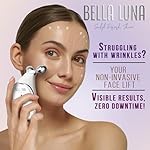 5-in-1 Microcurrent Facial Device for Face Tightening, Lifting & Wrinkle Reduction – Non-Invasive Anti Aging Tool, Jawline Shaper & Skin Lifting Face Sculpting Device for At-Home Skincare - Image 2