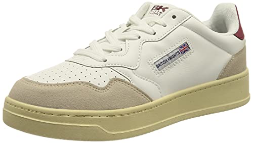 British Knights Noors damskie sneakersy, White Burgundy, 39 eu