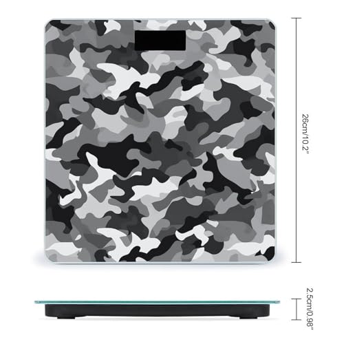 Báscula digital inteligente para baño con pantalla grande miniatura 2