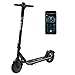 DWjoy CNSturgeon Patinete Eléctrico para Adulto, Neumáticos de 8.5", Multifunción LCD Pantalla, hasta 25km/h, Monopatin Eléctrico Motor 250W y Control App, Patinete Eléctrico Scooter Plegable (Negro)