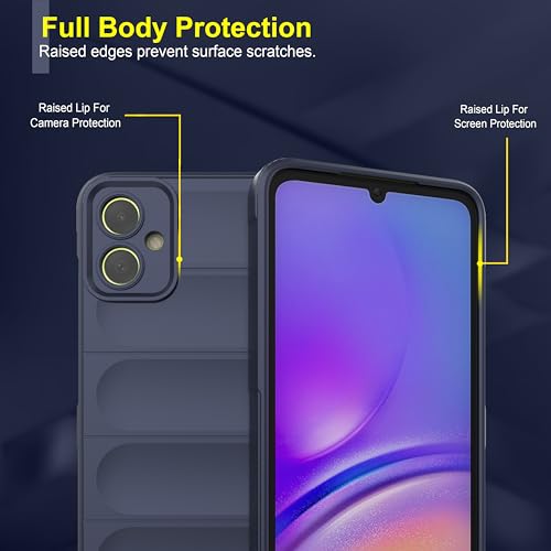 Image of Zapcase Back Case Cover for Samsung Galaxy M05 | Compatible for Samsung Galaxy M05 Back Cover | Liquid Silicon Magic Case with Camera Protection | Sapphire
