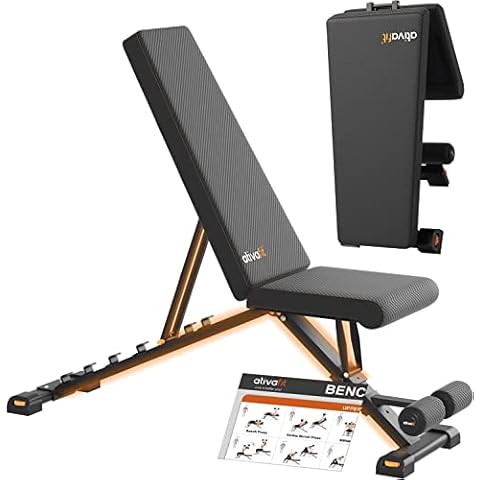 ATIVAFIT Banco de pesas ajustable para entrenamiento de cuerpo completo Cover