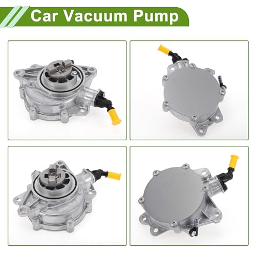 Bomba de Vacío para Frenos N.o 9812155680/11667586424, Bomba de Vacío para Motor para Mini Cooper 2011-2015, Aleación de Aluminio, Tonos Plata, 1 Unidad miniatura 6