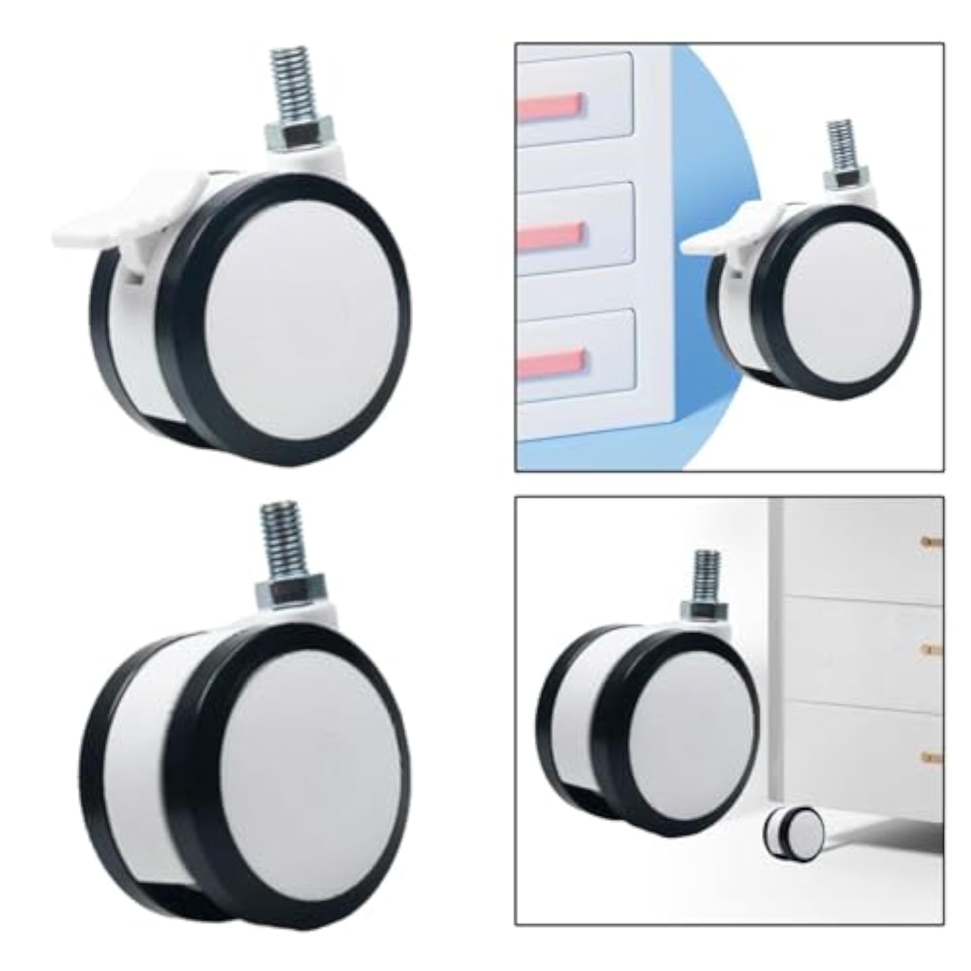 3 Inch Portable Heavy Duty Plate Caster Wheel