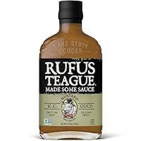 KC Gold Mustard Sauce – Sauce BBQ à la moutarde avec miel, sucre brun, épices et fumée – inspirée du style Carolina – pour pulled pork, brisket, wings ou légumes grillés Équilibre savoureux – Chaleur de la moutarde, douceur et fumée – sauce avec cara...