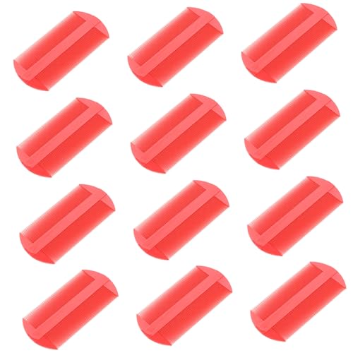 NIYANGLE 36piezas Peines De Dientes De Doble Cara Para Eliminación De Liendres De Aleatorios Antiestáticos y Eficaces Para Cabello Seco y Mojado