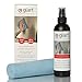 Glart - Limpiador de acero inoxidable de 250 ml y paño de microfibra